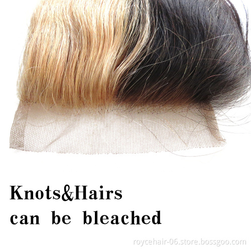 Hot Sale  Amanda Eliana Bleached Knots 100% Unprocessed Virgin Human Hair 4x4 Inch Natural Swiss Lace Closure Piece